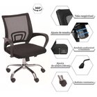 Conjunto 2 Peças Com Escrivaninha 127cm Me4135 E Cadeira Dire