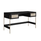 Conjunto 2 Peças Com Escrivaninha 2 Gavetas E Estante Palhinh