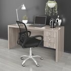 Conjunto 2 Peças Com Escrivaninha 3 Gavetas Com Cadeira De Es