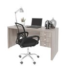 Conjunto 2 Peças Com Escrivaninha 3 Gavetas Com Cadeira De Es
