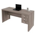 Conjunto 2 Peças Com Escrivaninha 3 Gavetas Com Cadeira De Es