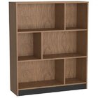 Conjunto 2 Peças Com Escrivaninha E Estante 6 Nichos B28