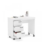 Conjunto 2 Peças Com Escrivaninha E Gaveteiro Osaka 6 Gavetas