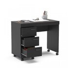 Conjunto 2 Peças Com Escrivaninha E Gaveteiro Osaka 6 Gavetas