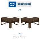 Conjunto 2 Peças Com Escrivaninha Em L Com Cadeira De Escritó