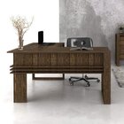 Conjunto 2 Peças Com Escrivaninha Em L Com Cadeira De Escritó