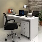 Conjunto 2 Peças Com Escrivaninha Mesa Escritório Me4185 E Ga