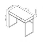 Conjunto 2 Peças Com Estante Livreiro E Escrivaninha 1 Gaveta