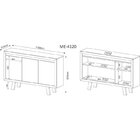 Conjunto 2 Peças Com Mesa Para Escritório Em L E Armário Mult