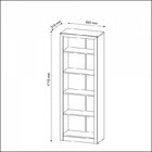 Conjunto 2 Peças Com Mesa Para Escritório Em L E Estante Espr