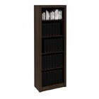 Conjunto 2 Peças Com Mesa Para Escritório Em L E Estante Livr