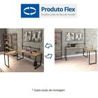 Conjunto 2 Peças Com Mesa Para Escritorio Em L Industrial 150