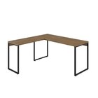 Conjunto 2 Peças Com Mesa Para Escritorio Em L Industrial 150