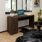 Conjunto 2 Peças Escrivaninha 3 Gavetas E Armário Multiuso Pa