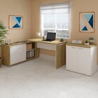 Conjunto 2 Peças Escrivaninha Em L Smart E Balcão Multiuso To