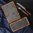 Conjunto 2 Peças Faca E Garfo Para Assado De Aço Inox Com Cab