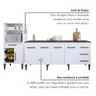 Conjunto 2 Peças Fruteira Com Nicho E Balcão 4 Portas Cuiaba