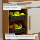 Conjunto 2 Peças Fruteira Com Nicho E Balcão 4 Portas Cuiaba