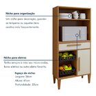 Conjunto 2 Peças Fruteira Com Nicho E Balcão 5 Bocas Contagem