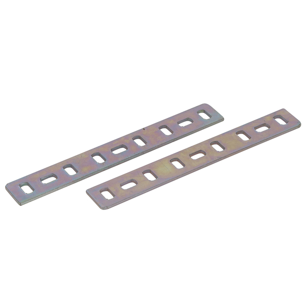 Conjunto 2 peças Junção Reta Ajustável 20x150mm Aço Galvanizado Minubras