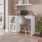 Conjunto 2 Peças Mesa Escrivaninha C 3 Nichos Veneta E Estant