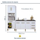 Conjunto 2 Peças Paneleiro Com Fruteira E Balcão 3 Portas Cax