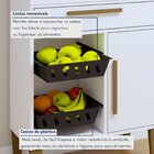 Conjunto 2 Peças Paneleiro Com Fruteira E Balcão 4 Bocas João