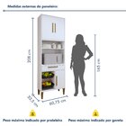 Conjunto 2 Peças Paneleiro Com Fruteira E Balcão 4 Bocas Sant