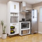 Conjunto 2 Peças Paneleiro Com Fruteira E Balcão 4 Bocas Sant