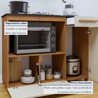 Conjunto 2 Peças Paneleiro Com Fruteira E Balcão 4 Bocas Tere