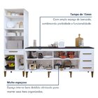 Conjunto 2 Peças Paneleiro Com Fruteira E Balcão 4 Portas Cam