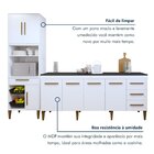 Conjunto 2 Peças Paneleiro Com Fruteira E Balcão 4 Portas Cam