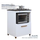 Conjunto 2 Peças Paneleiro Com Fruteira E Balcão 5 Bocas João