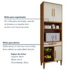 Conjunto 2 Peças Paneleiro Com Fruteira E Balcão 5 Bocas Tere