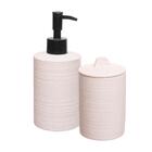Conjunto 2 Peças Para Banheiro De Cerâmica Sand Branco