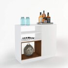 Conjunto 2 Peças Para Sala De Estar 1 Rack Para Tv Até 48 Pol