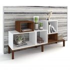 Conjunto 2 Peças Para Sala De Estar 1 Rack Para Tv Até 48 Pol