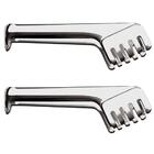 Conjunto 2 Pegadores Em Inox Para Massa Ou Salada Utensílio P