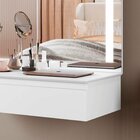 Conjunto 2 Penteadeiras Camarim 1 Gaveta 122x90cm Paris Branc