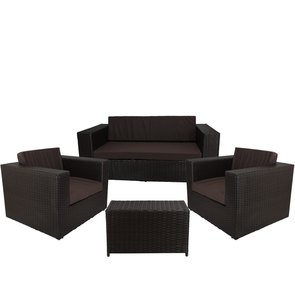 Conjunto 2 Poltrona,  Namnoradeira  E Mesa Assento Estofado C