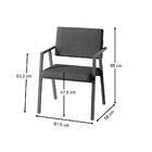 Conjunto 2 Poltrona Podium Plus Space Preto