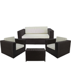 Conjunto 2 Poltronas 1 Namoradeira Assento Estofado E Mesa Cl