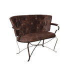 Conjunto 2 Poltronas 1 Poltrona Namoradeira E Mesa De Centro