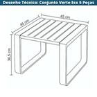 Conjunto 2 Poltronas, 1 Sofá 2 Lug E 2 Mesas Área Externa Ver