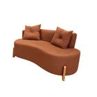 Conjunto 2 Poltronas + Sofá Curvo Orgânico Luna Boucle Terrac