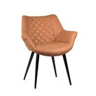 Conjunto 2 Poltronas Cinara   Caramelo