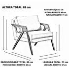 Conjunto 2 Poltronas Decorativa Para Sala Veludo Verde