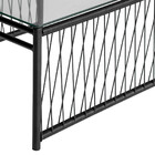 Conjunto 2 Poltronas E 1 Mesa De Centro Córdova Em Aço Carbon