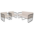 Conjunto 2 Poltronas E 1 Namoradeira Para Sala De Estar Córdo