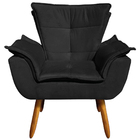 Conjunto 2 Poltronas E 1 Namoradeira Pés Palito Charger Suede